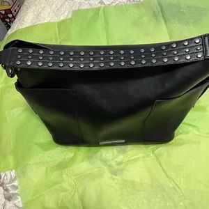 Steve Madden Medium Size Hobo Bag Black